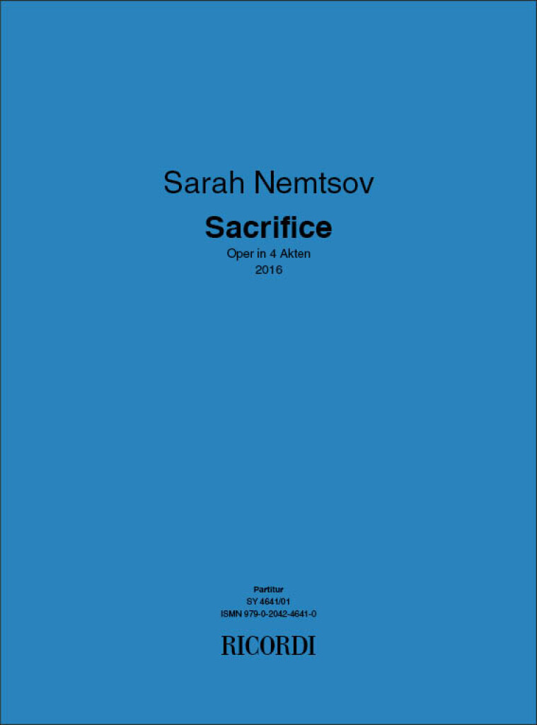 Sacrifice : Oper in 4 Akten