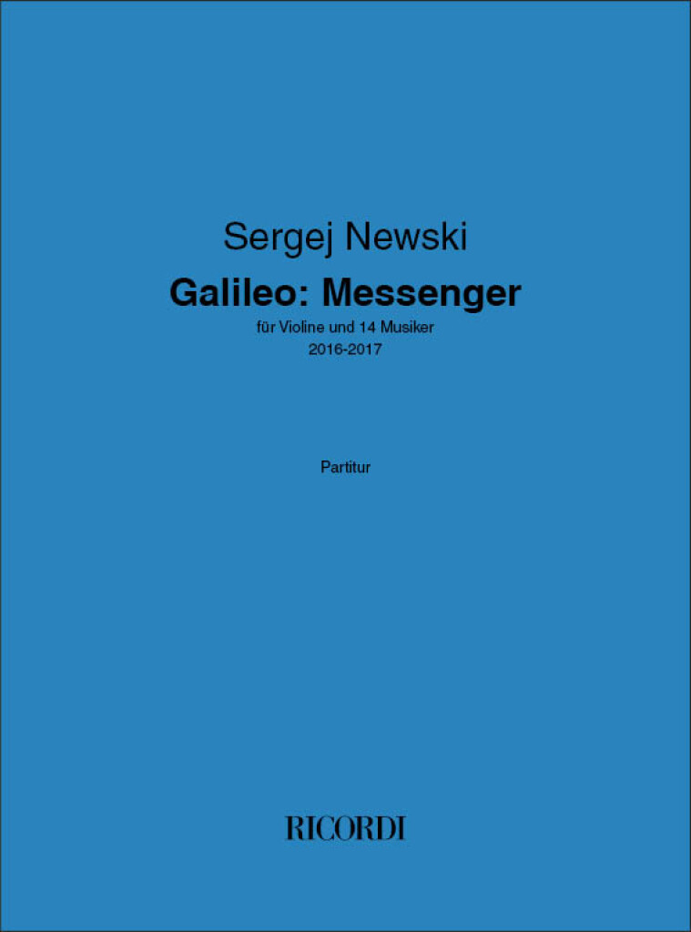 Galileo: Messenger : für Violine und 14 Musiker