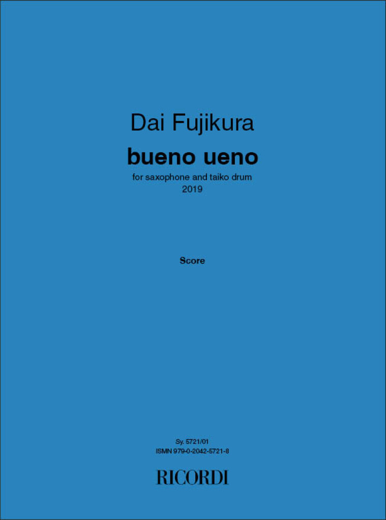 bueno ueno : for saxophone and taiko drum