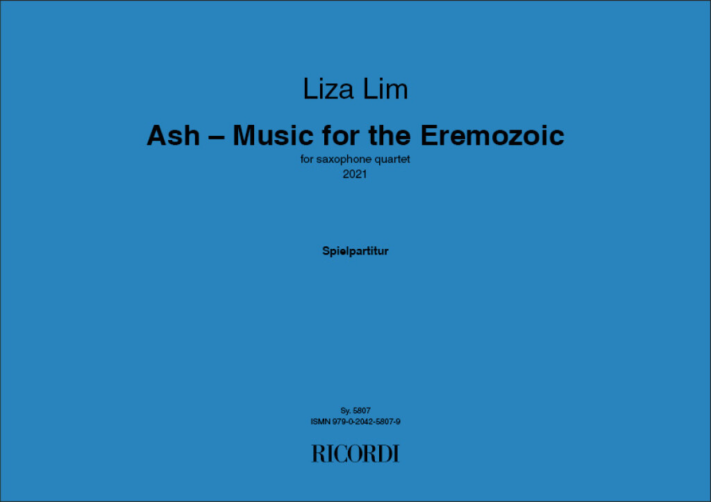 Ash - Music for the Eremozoic : for saxophone quartet