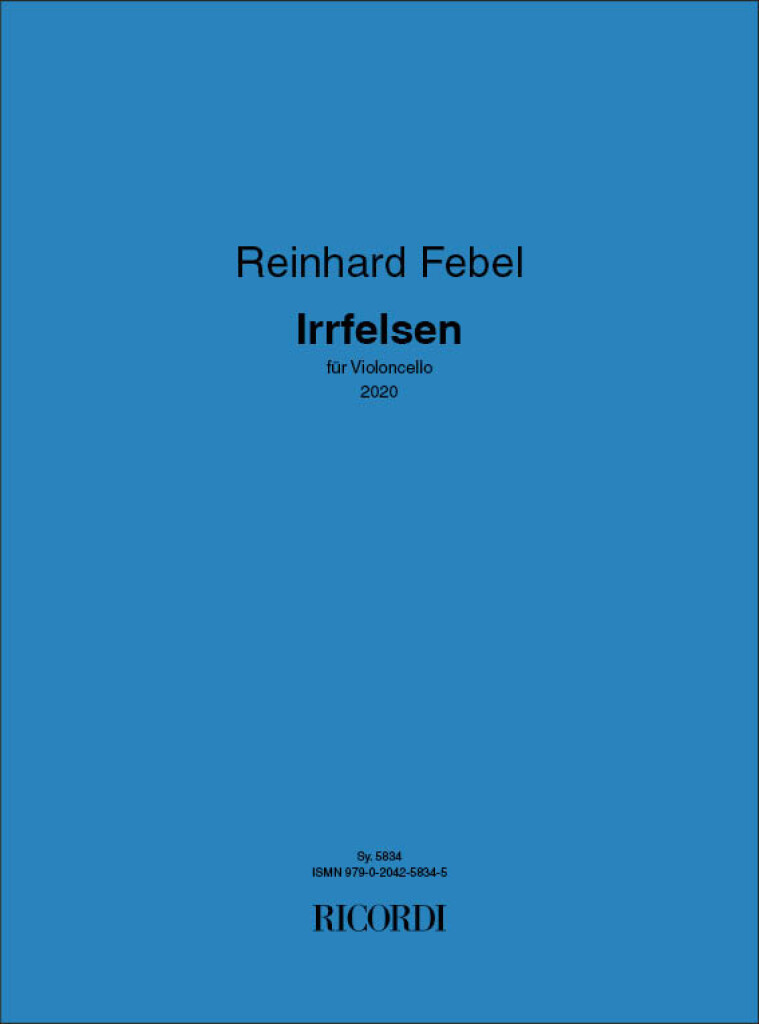 Irrfelsen : für Violoncello
