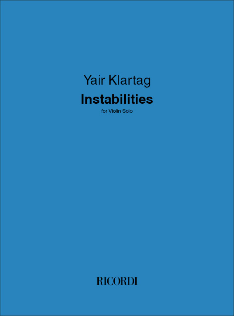 Instabilities : for violin solo