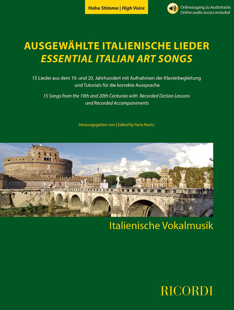 Ausgewählte italienische Lieder (High Voice) : herausgegeben von Ilaria Narici