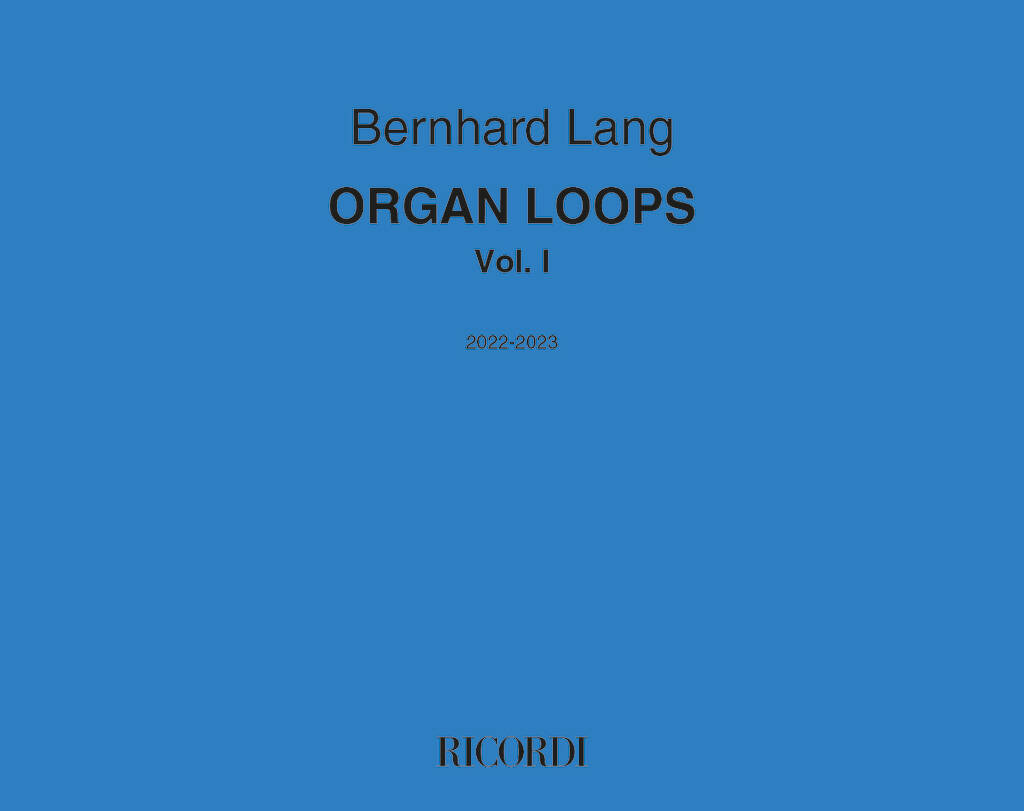 Organ Loops : Vol. 1 (2022)