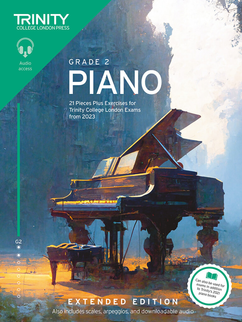 Piano Exam Pieces Plus Exercises 2023 Grade 2 Ext. : 21 Pieces for Trinity College London Exams from 2023 (Extended Ed.)