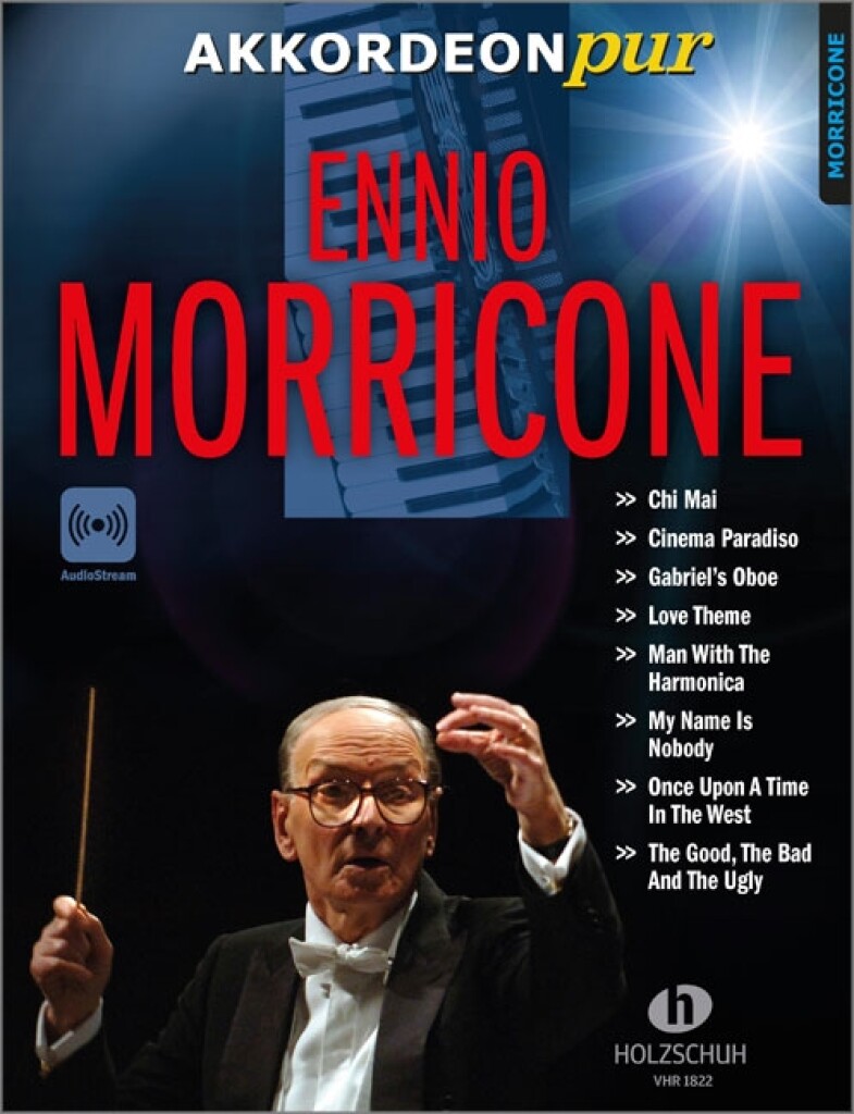 Ennio Morricone : Akkordeon pur bietet Spezialarrangements im mittleren Schwierigkeitsgrad