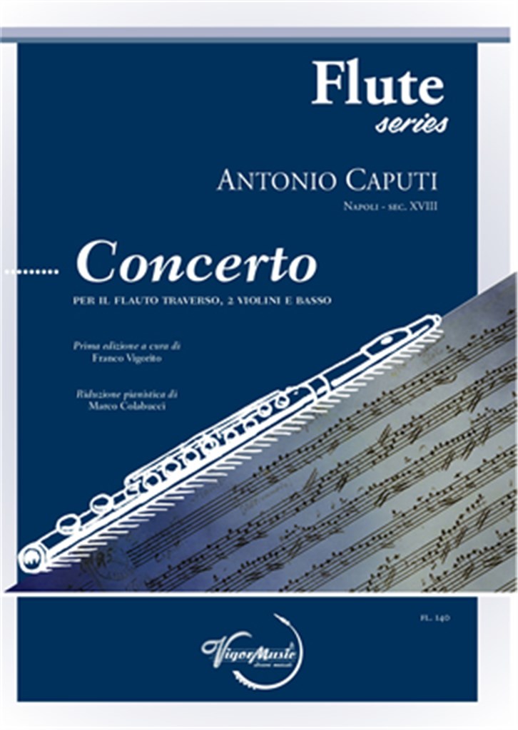 CONCERTO : per il flauto traverso, 2 violini e bassorid. per flauto e pianoforte
