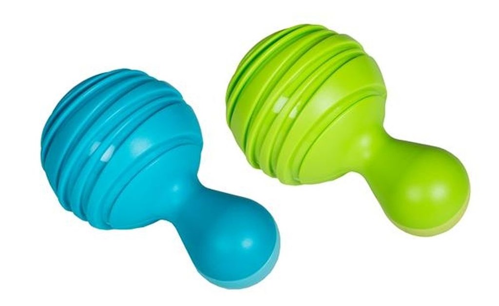 Tropical Maracas : 2er Set Blau und Grün