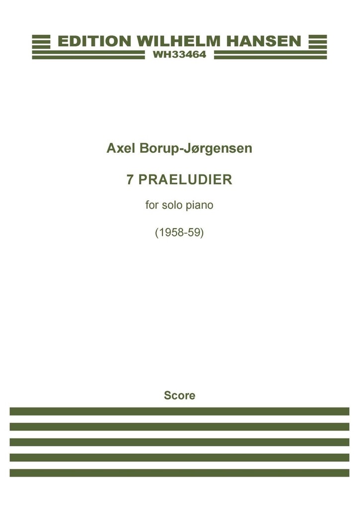 7 Praeludier Op. 30:A