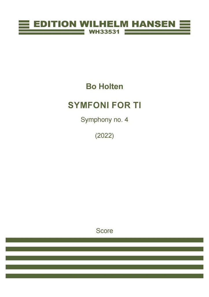 Symfoni For Ti - Symphony No. 4 : 1.1.1.1/1.0.0.0/str.