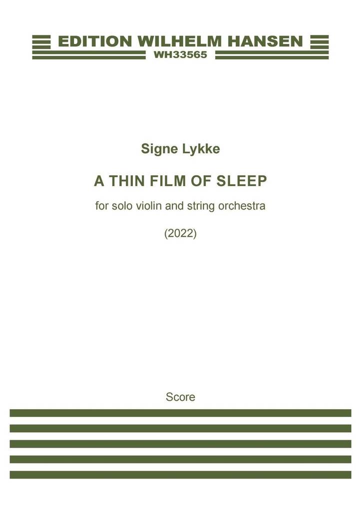 A Thin Film Of Sleep