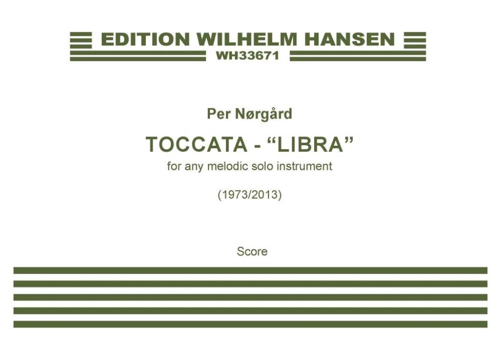 Toccata - Libra : for any melodic solo instrument