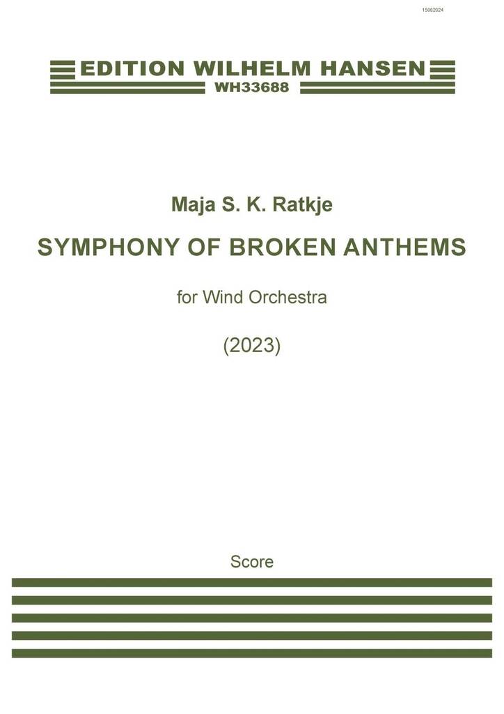 Symphony Of Broken Anthems : 2.2.4.2/asx.barsx./2.2+pic.3.1/timp.perc./db (5str)